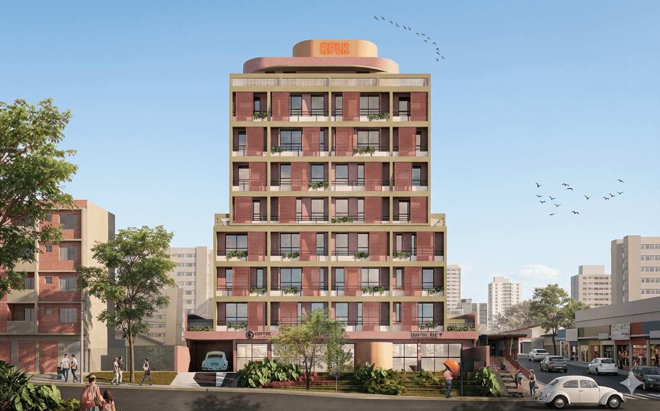 Stúdio no Água Verde ideal para investimento